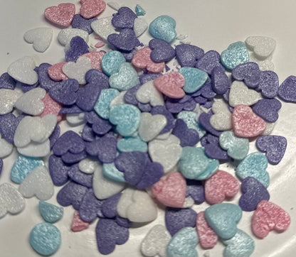 Pearlized Heart Confetti Mix