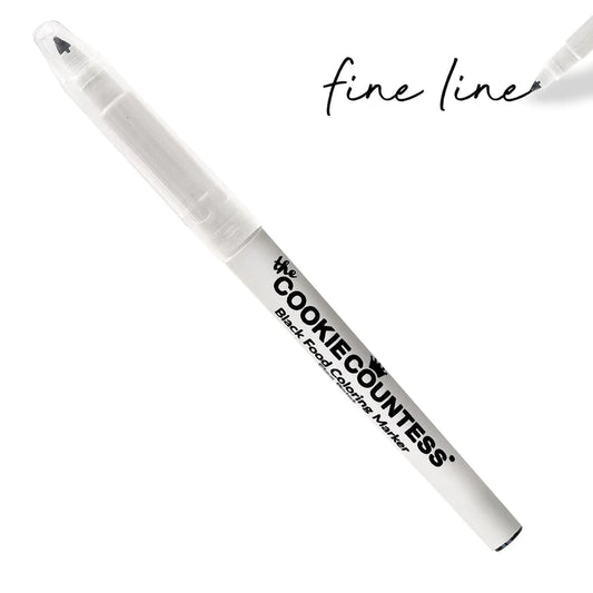 Cookie Countess Black fine tip food marker