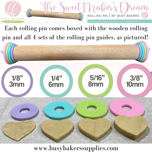 The Sweet Makers Dream Adjustable Rolling Pin