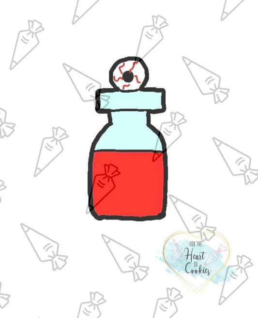 Red potion bottle