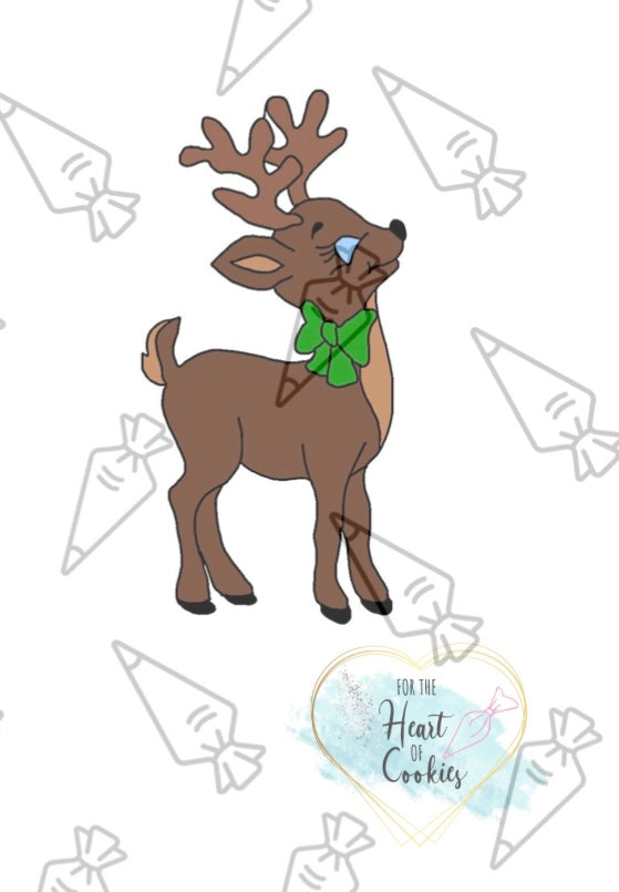 Deer with bow