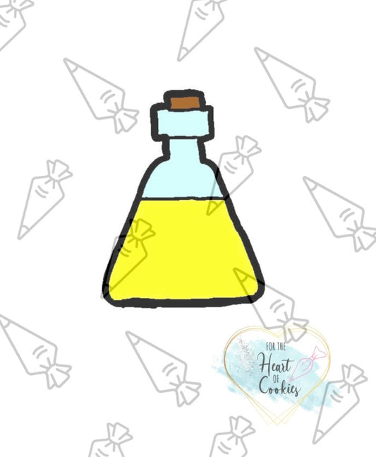 Yellow potion bottle
